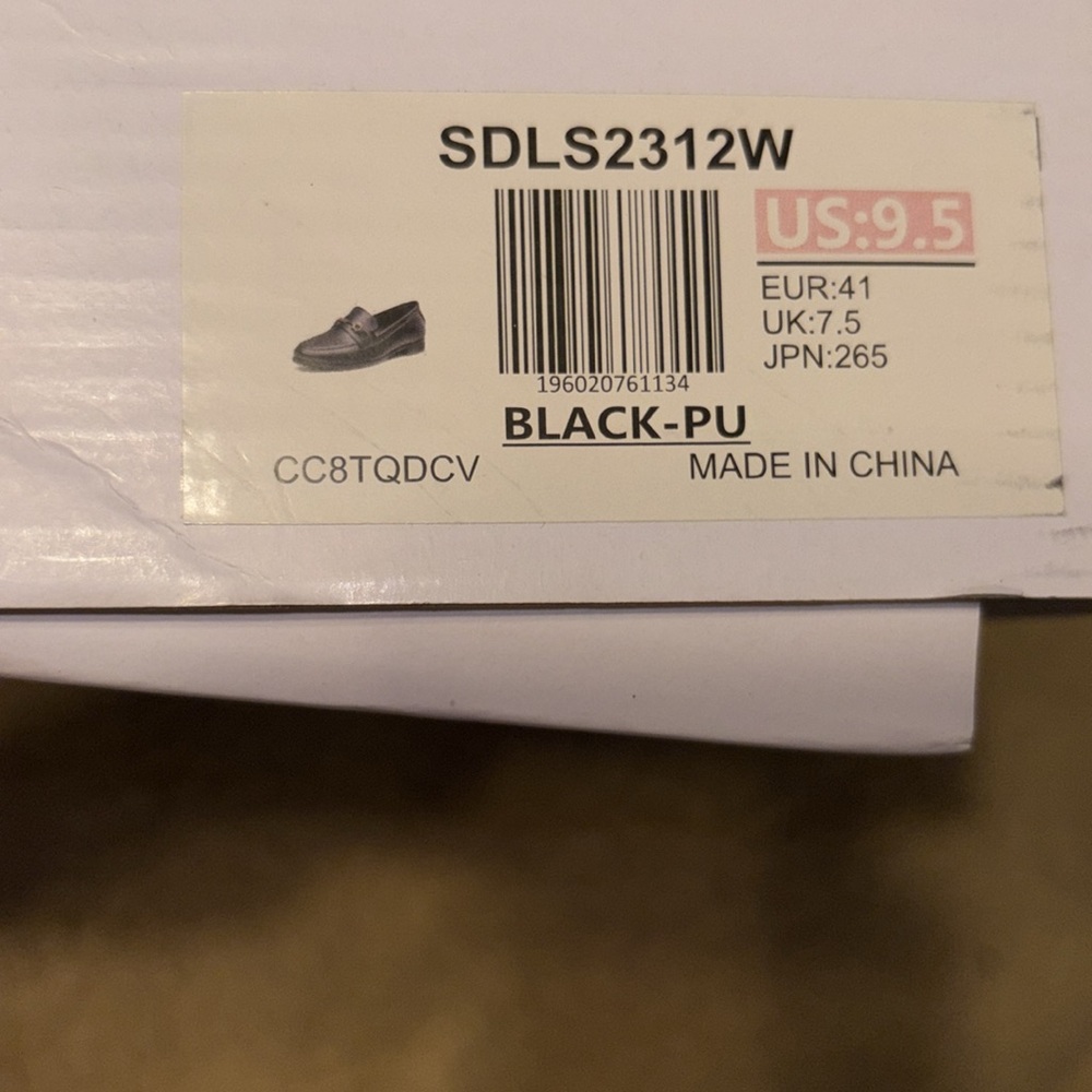 Dream Pairs black shoes 9.5 womens SDLS2312W never used only to try on - Picture 9 of 9